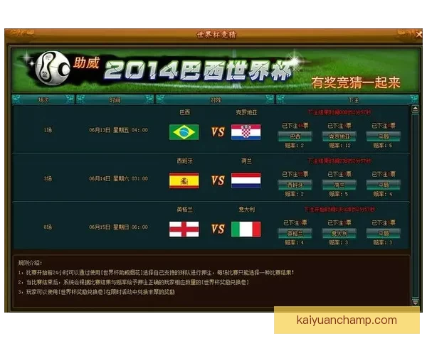 世界杯赛事全解析与实时竞猜平台助你赢取丰厚奖励